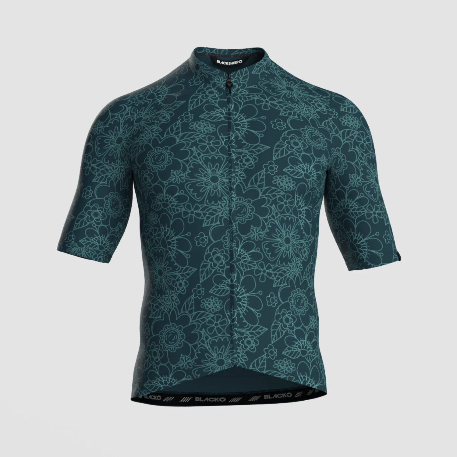 Men's Essentials TEAM Jersey - Petrol Floral