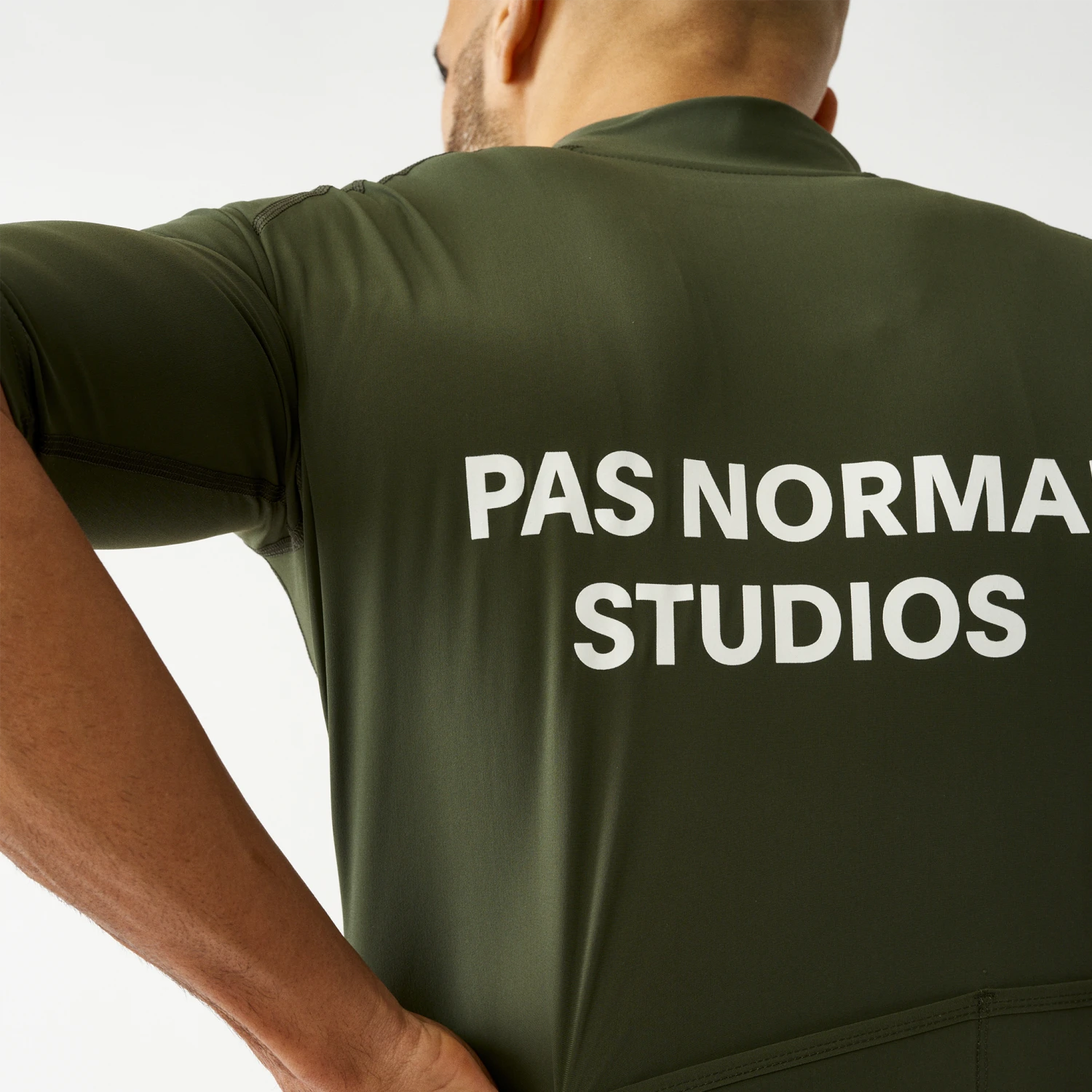 Olive Essential Men's Jersey 5 Olive Essential Men's Jersey - Image 3