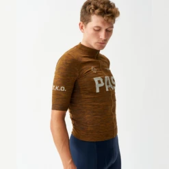 Burned Orange T.K.O. Knit Men's Jersey -Cycling Clothing Store 20211018 PNS TKO DEFEND33641 pdp page 1