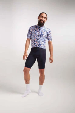 Sakura Blue Essentials TEAM LTD Men's Jersey -Cycling Clothing Store 21.04.29 BSC LTDJAPAN BLUE JERSEY MALE 0006