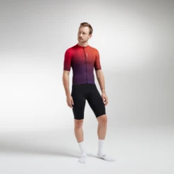 Mandarin Purple Glaze Racing Climbers SS Men's Jersey -Cycling Clothing Store 21.12.10 BSC RACING Climber AUTUMN 0398