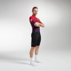 Mandarin Purple Glaze Racing Climbers SS Men's Jersey -Cycling Clothing Store 21.12.10 BSC RACING Climber AUTUMN 0407