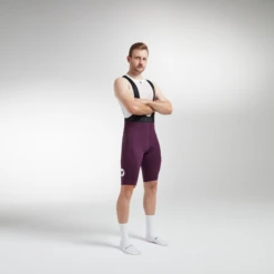 Italian Plum RACING Seamless Men's Bib And Brace -Cycling Clothing Store 21.12.10 BSC RACING bib PLUM 0375