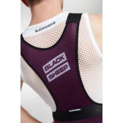 Italian Plum RACING Seamless Men's Bib And Brace -Cycling Clothing Store 21.12.10 BSC RACING bib PLUM 0390pl