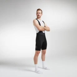 Black RACING Seamless Men's Bib And Brace -Cycling Clothing Store 21.12.10 BSC RACING bib black 0485