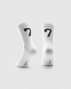 Assos Holy White Poker Socks 7