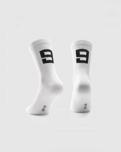 Assos Holy White Poker Socks 9
