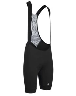 Assos Black Mille GT Men's Bib -Cycling Clothing Store Assos Mille GT Men CyclingBib Black SideView VeloVeloSingapore