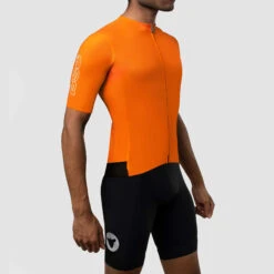 Orange Racing Climbers Men's Jersey -Cycling Clothing Store BSC RACING ClimbersOrange3