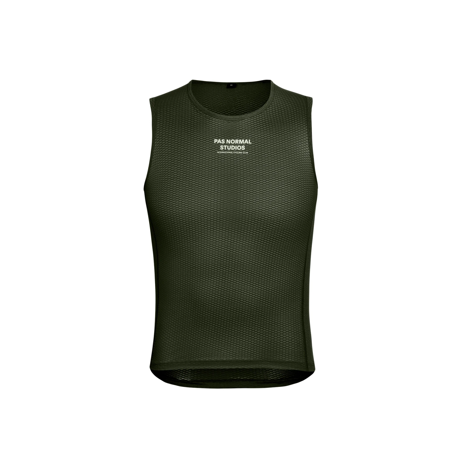 Olive Sleeveless Men's Baselayer 3 Olive Sleeveless Men's Baselayer