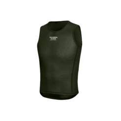 Olive Sleeveless Men's Baselayer 7 Olive Sleeveless Men's Baselayer -Cycling Clothing Store Baselayer Olive Side 4 5