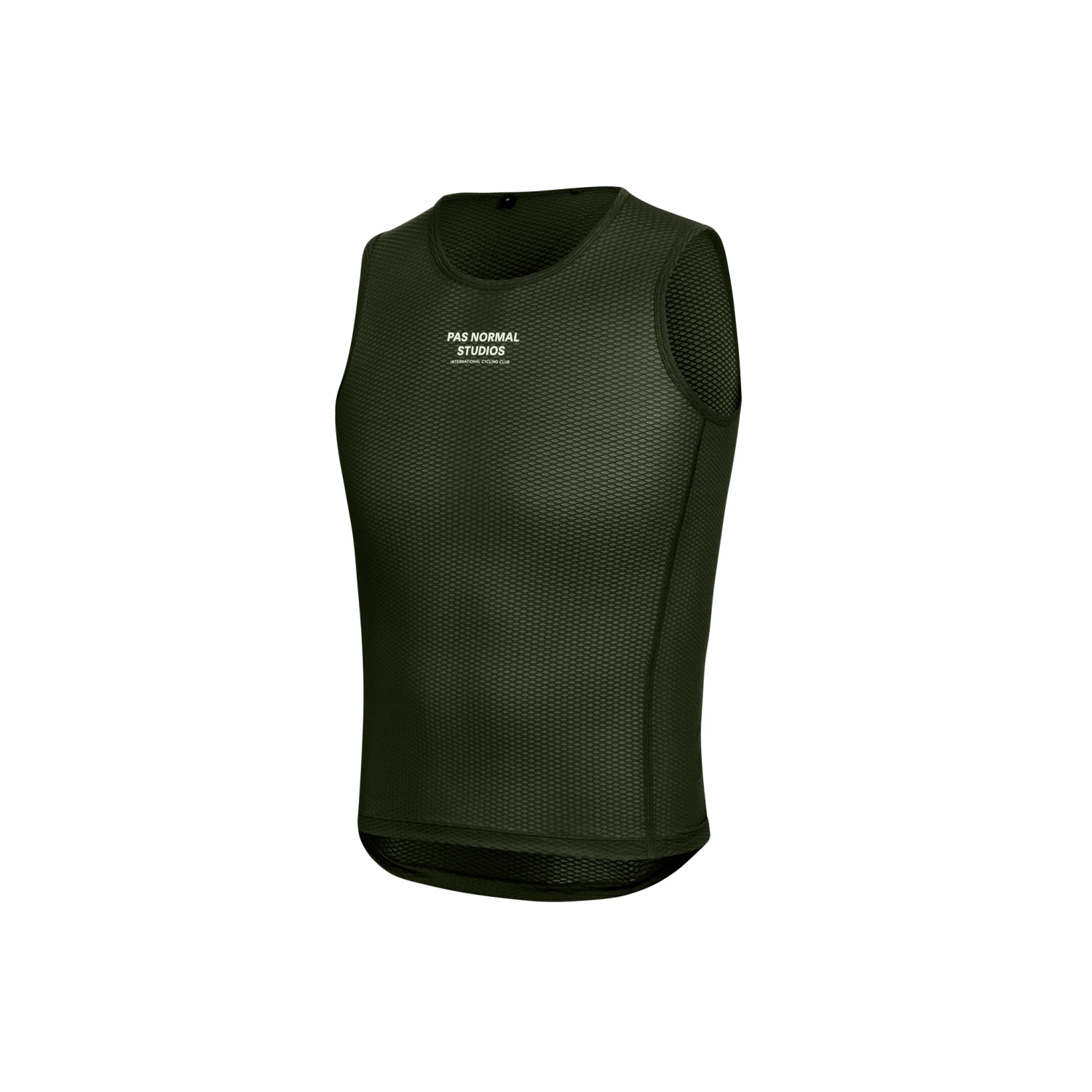 Olive Sleeveless Men's Baselayer 5 Olive Sleeveless Men's Baselayer - Image 3