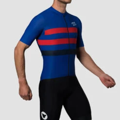 FRA Racing Men's Jersey -Cycling Clothing Store BlackSheepCycling FRA Racing Men CyclingJersey SideView1 VeloVeloSingapore