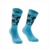 Assos Hydro Blue Monogram Sock Evo -Cycling Clothing Store Blue Monogram