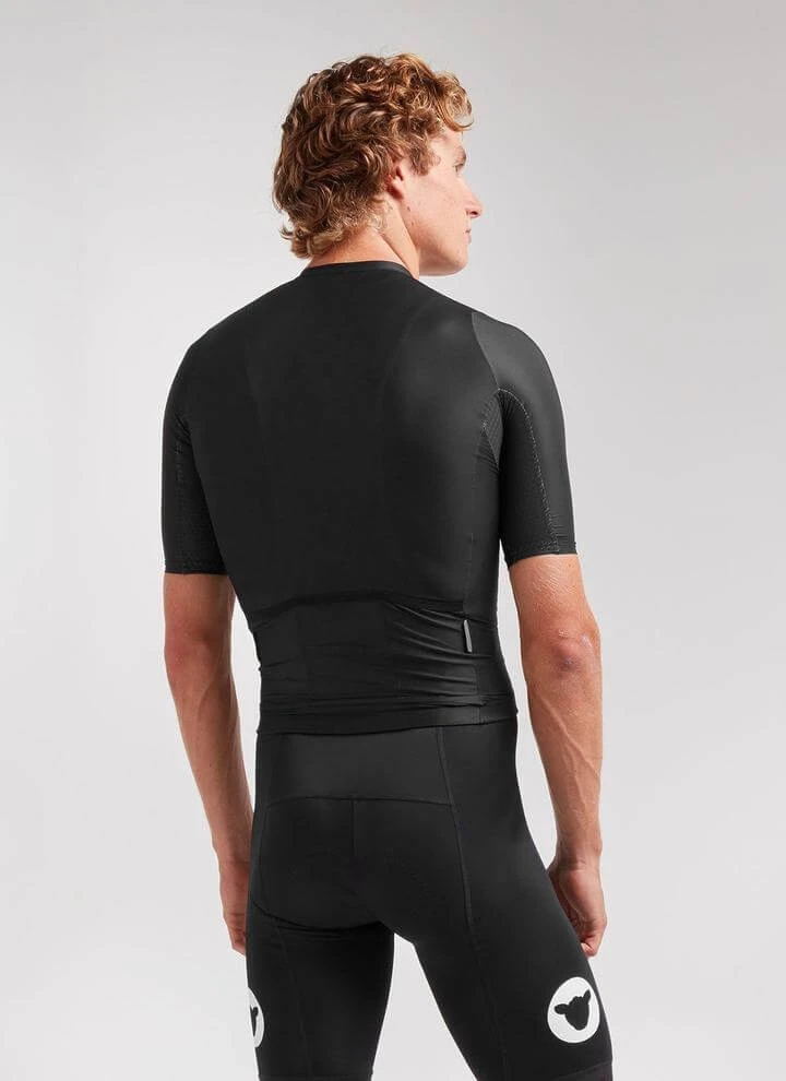 Black Essentials TEAM Men's Jersey 5 Black Essentials TEAM Men's Jersey - Image 3