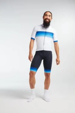 White Blue Stripe Essentials TOUR Men's Jersey -Cycling Clothing Store H 20.12.10 BSC LTD CALI M JERSEY BLUE NAVY 00011 min