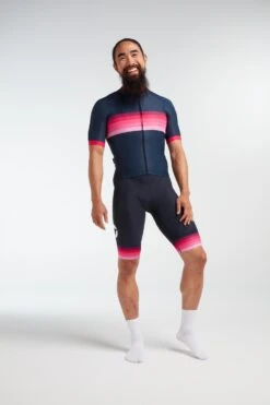 Navy Pink Stripe Essentials TOUR Men's Jersey 8 Navy Pink Stripe Essentials TOUR Men's Jersey -Cycling Clothing Store H 20.12.10 BSC LTD CALI M JERSEY BLUE NAVY 00032 min
