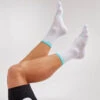 Teal Stripe Perfect Crew Socks -Cycling Clothing Store H Front 20.09.03 BSC TEAM CREW SOCK TEAL STRIPE 0001 c6a24b7e 3ff5 4f94 99d7 8e52a33e0518