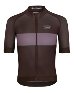 Dark Red Stripe Solitude Men's Jersey
