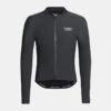 Men's Mechanism Long Sleeve Jersey - Anthracite -Cycling Clothing Store Men s Mechanism Long Sleeve Jersey Black Front pdp page