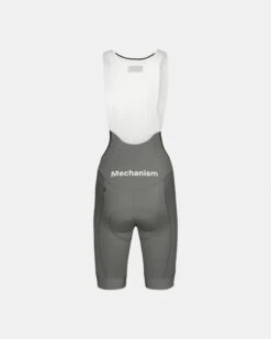 Men's Mechanism Bib - Medium Grey -Cycling Clothing Store Mens Mechanism Bib Grey Back pdp page