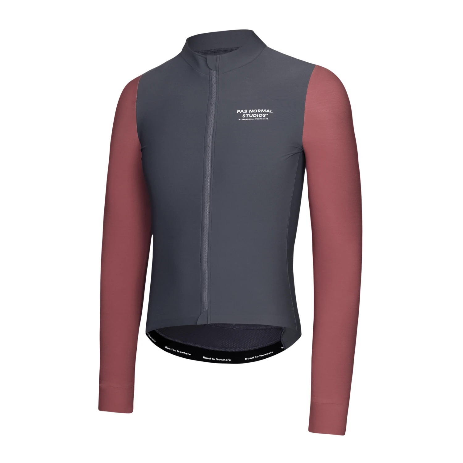 Men's Mechanism Long Sleeve Jersey - Dark Navy / Dusty Mauve 4 Men's Mechanism Long Sleeve Jersey - Dark Navy / Dusty Mauve - Image 2