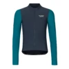 Men's Mechanism Long Sleeve Jersey - Dusty Navy -Cycling Clothing Store MensMechanismLongSleeveJerseyNavy DustyNavy Front