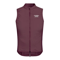 Men's Mechanism Stow Away Gilet - Light Burgundy