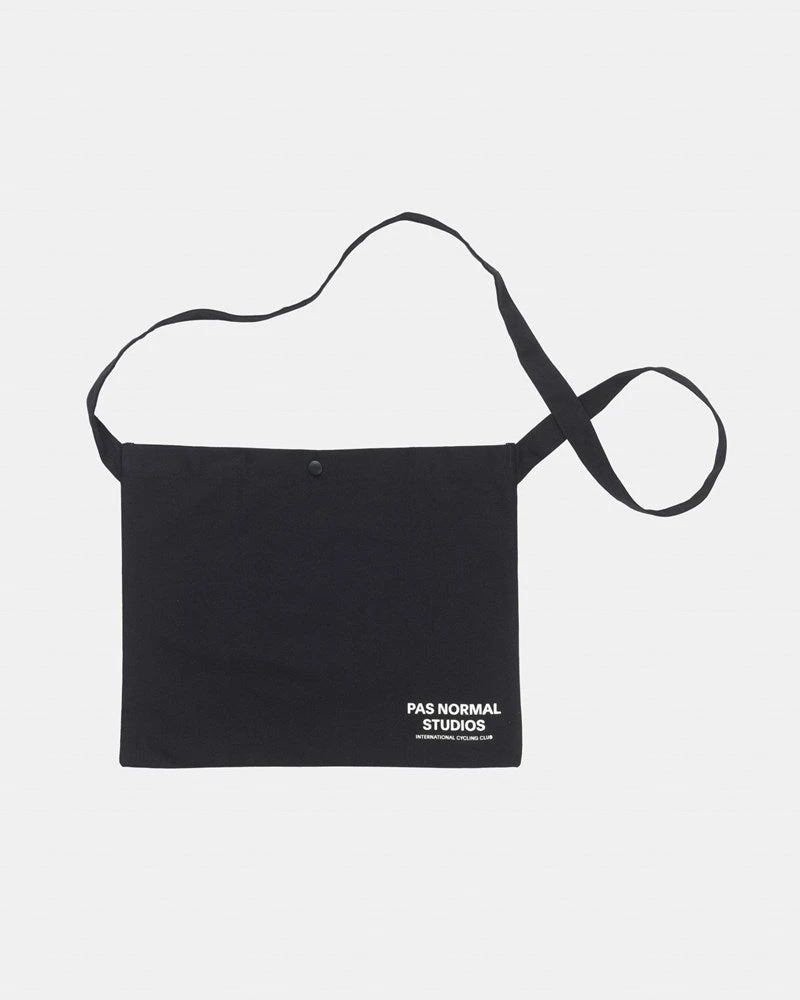 Black Musette Bag 4 Black Musette Bag - Image 2