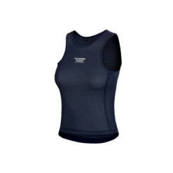 Navy Sleeveless Women's Baselayer 7 Navy Sleeveless Women's Baselayer -Cycling Clothing Store PN Baseplayer Navy Side 4 5