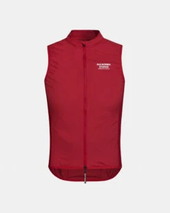 Deep Red Mechanism Stow Away Gilet