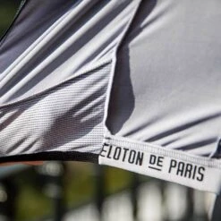 Black Recon Men's Jersey -Cycling Clothing Store PelotonDeParis Black Recon Men CyclingJersey Detail5 VeloVeloSingapore