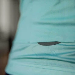 Celeste Recon Men's Jersey -Cycling Clothing Store PelotonDeParis Celeste Recon Men CyclingJersey Detail2 VeloVeloSingapore