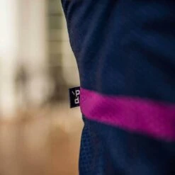 Navy Laser Sprinteur Men's Jersey -Cycling Clothing Store PelotonDeParis Laser Navy Sprinteur Men CyclingJersey Detail2 VeloVeloSingapore