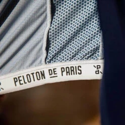Navy Laser Sprinteur Men's Jersey -Cycling Clothing Store PelotonDeParis Laser Navy Sprinteur Men CyclingJersey Detail4 VeloVeloSingapore