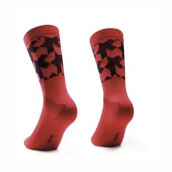 Assos Vignaccia Red Monogram Sock Evo 5 Assos Vignaccia Red Monogram Sock Evo -Cycling Clothing Store RED Monogram B
