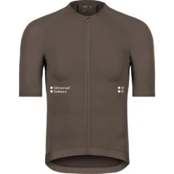 Mid Dark Brown Mono Short Sleeve Men's Jersey