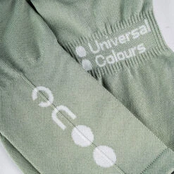 Sage Green Mono Summer Socks -Cycling Clothing Store Universal Colours Mono Summer Cycling Socks Sage Green Detail 5