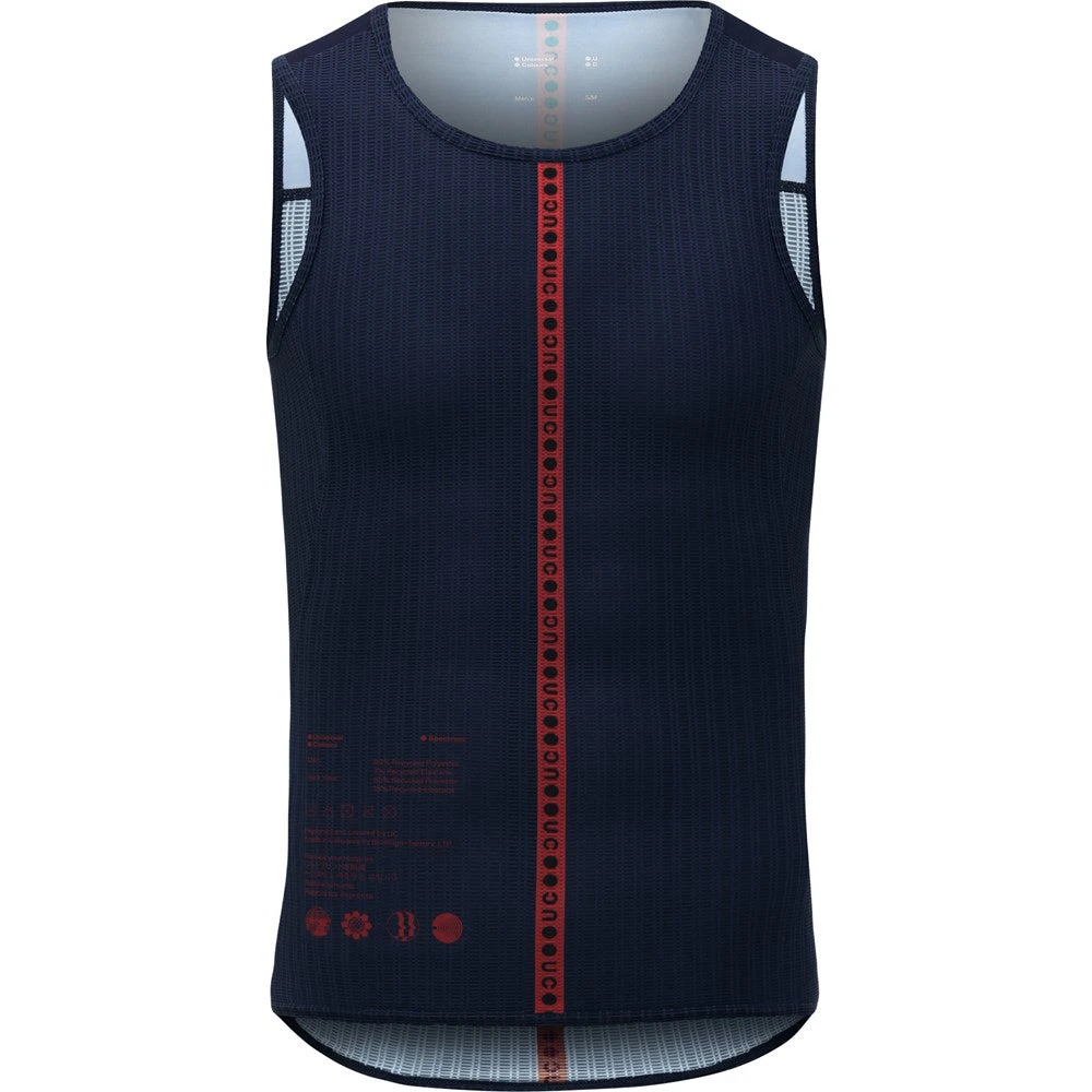 Navy Spectrum Men's Sleeveless Base Layer 3 Navy Spectrum Men's Sleeveless Base Layer
