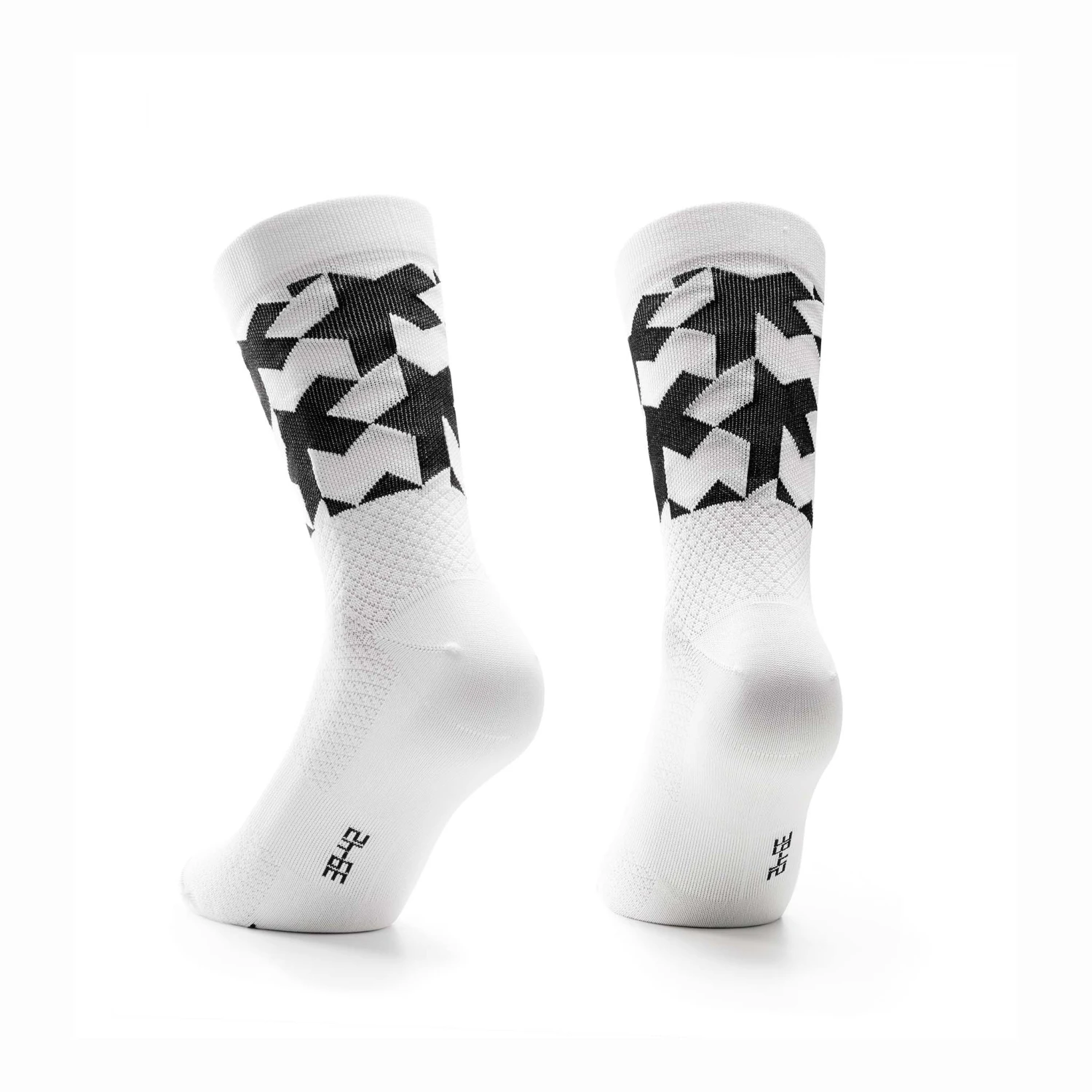 Assos Holy White Monogram Sock Evo 4 Assos Holy White Monogram Sock Evo - Image 2