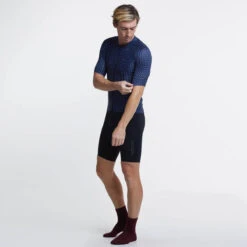 Navy Grid Dot Ultralight Men's Jersey -Cycling Clothing Store mens grid dot ul jersey navy front full 1200x 1984fb09 9113 4748 86af b59833ed2cbf